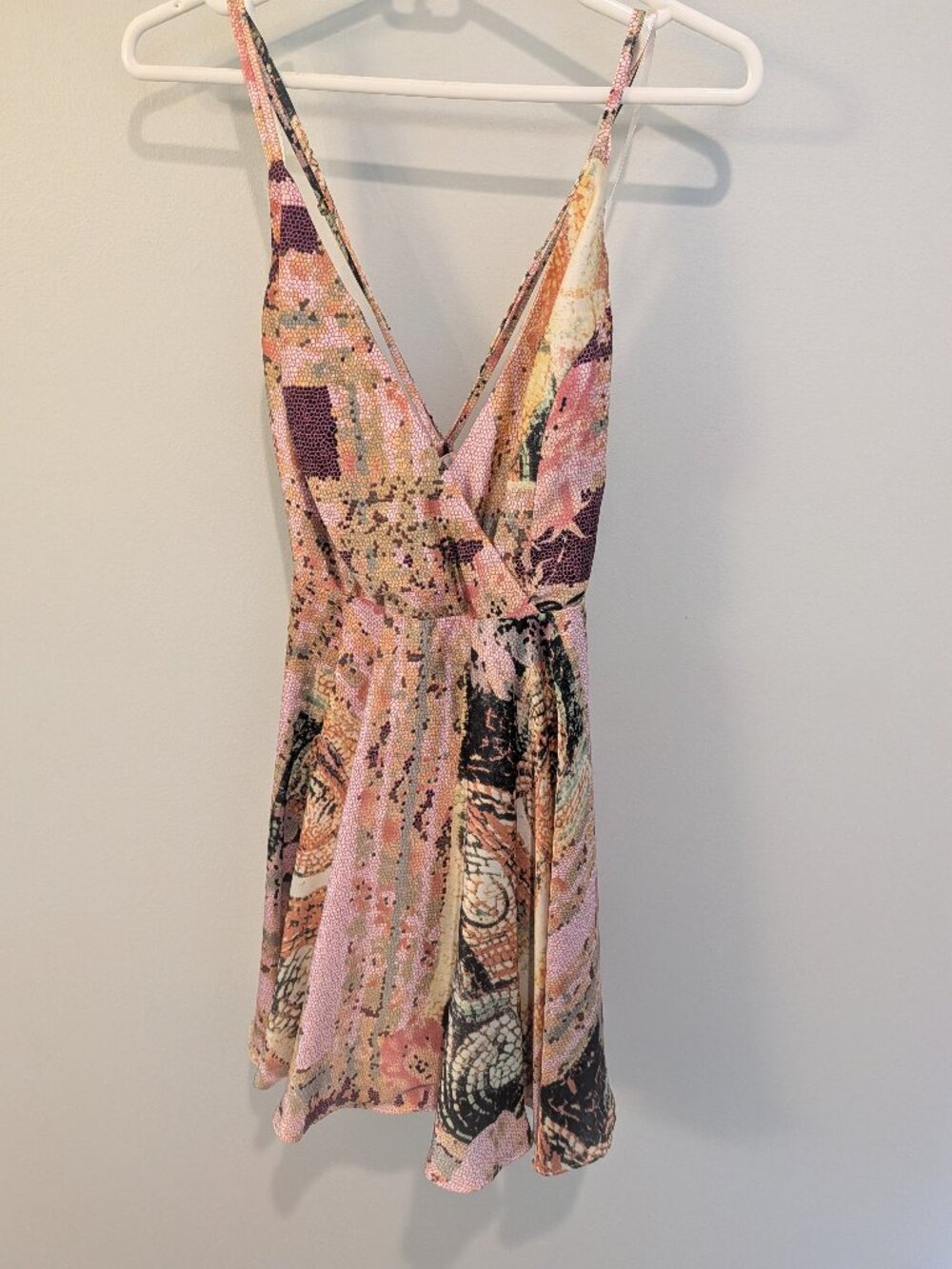 Ark & Co Mosaic Print Mini Dress